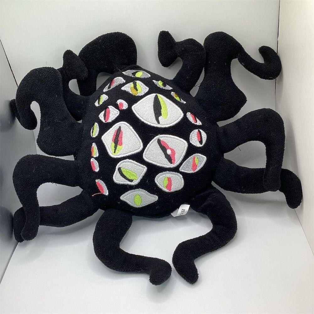 Rersheng Game Doors Plush Doll‎ 12" Black Monster Stuffed Toy Washable